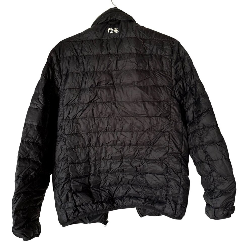 Packable Black Down Jacket Mens Mediumlightweight… - image 2